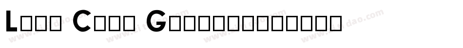 Long Cool Grandma字体转换